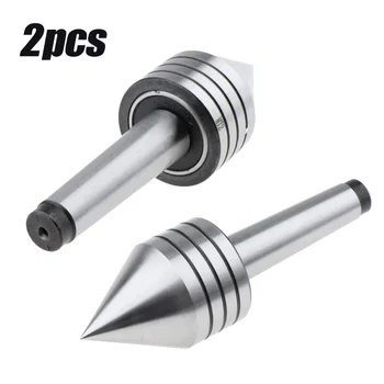 

CNC machining Live Center Rotary Tools Workshop Supplies 2pcs Lathes Steel