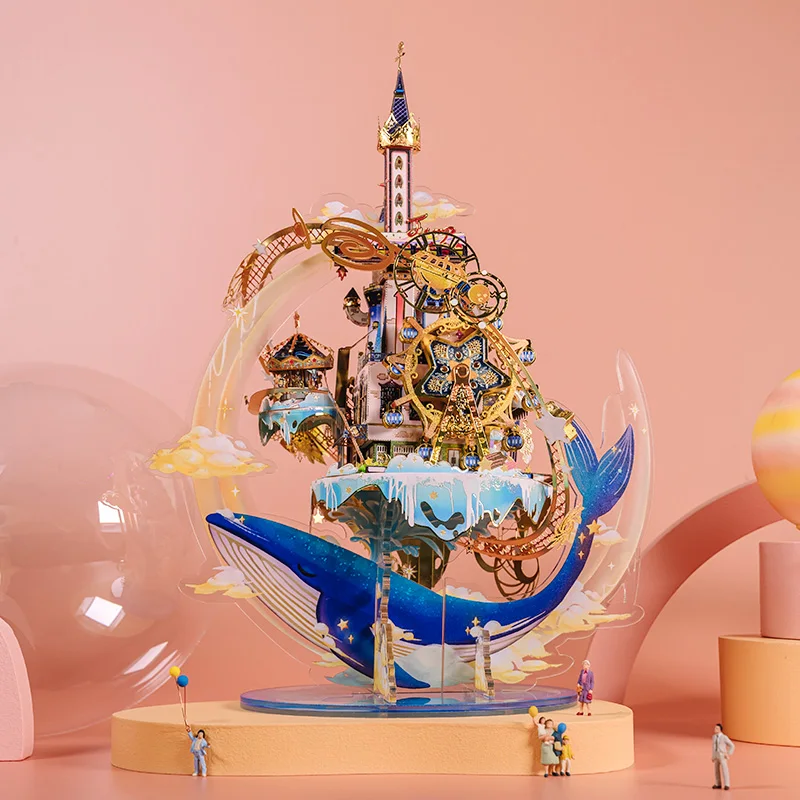 Art Model Mu 3D Metal Puzzle Starlit Parco Divertimenti Kit Modello Di Costruzione Diy 3D Laser Cut Assemblare Puzzle Giocattoli Regalo Per Bambini