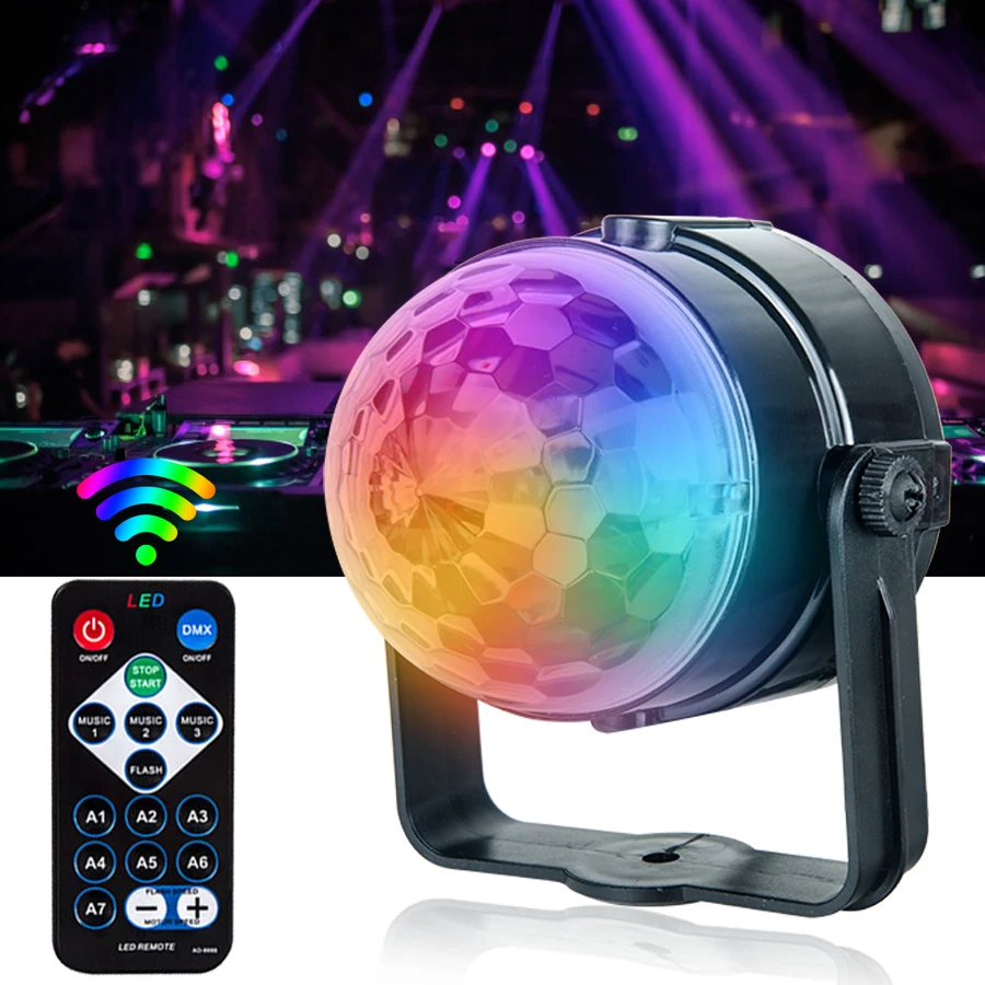 Сценический RGB-светильник 5 В USB с пультом ДУ | Лампы и освещение