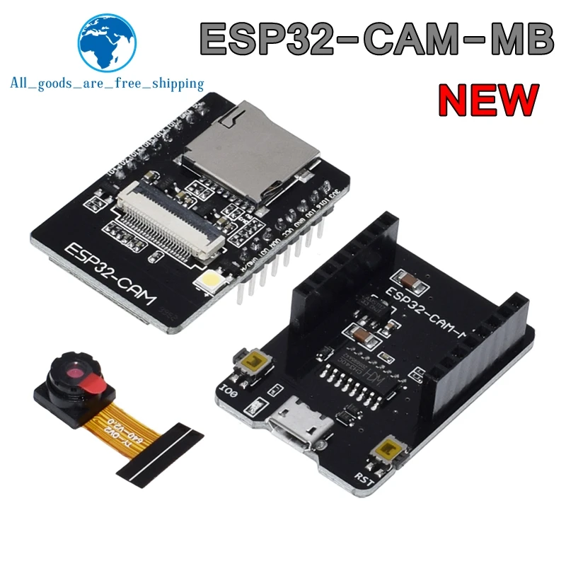 ESP32 CAM MB WIFI Bluetooth макетная плата с камерой OV2640 MICRO USB для последовательного порта