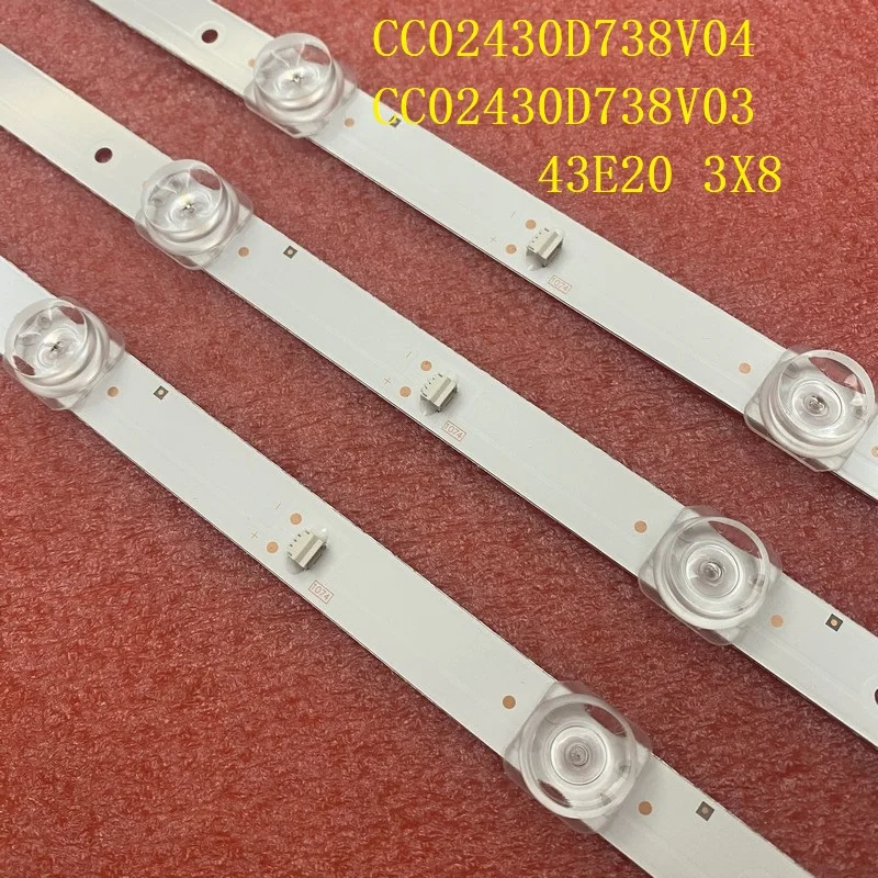 Retroiluminação de tv Cc02430d738v04 Cc02430d738v08 para Pt430ct021 Lc430duy sh a1 Liben Led43st282t2 Dexp F43e8000q F43d7000q 43lst5970 - Image 4