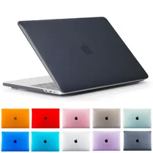 Кристальный Жесткий Чехол для ноутбука Macbook AIR retina 11 12 дюймов с сенсорной панелью для Macbook New Pro 13 15,4 оболочка A2159 A1932 ID