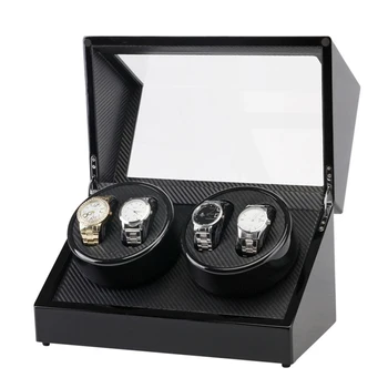 

Automatic Mechanical Watch Winder Box Quiet Automatic Wooden Holder Storage Container Organizer Case Gift
