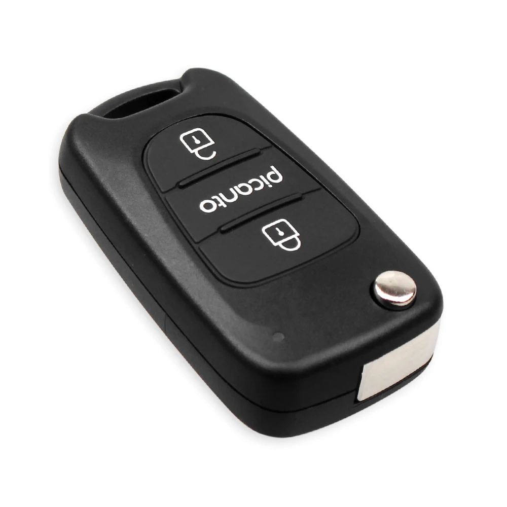 Chiave telecomando per KIA Picanto Remote key Case Fob 3 Bottoni 10 6