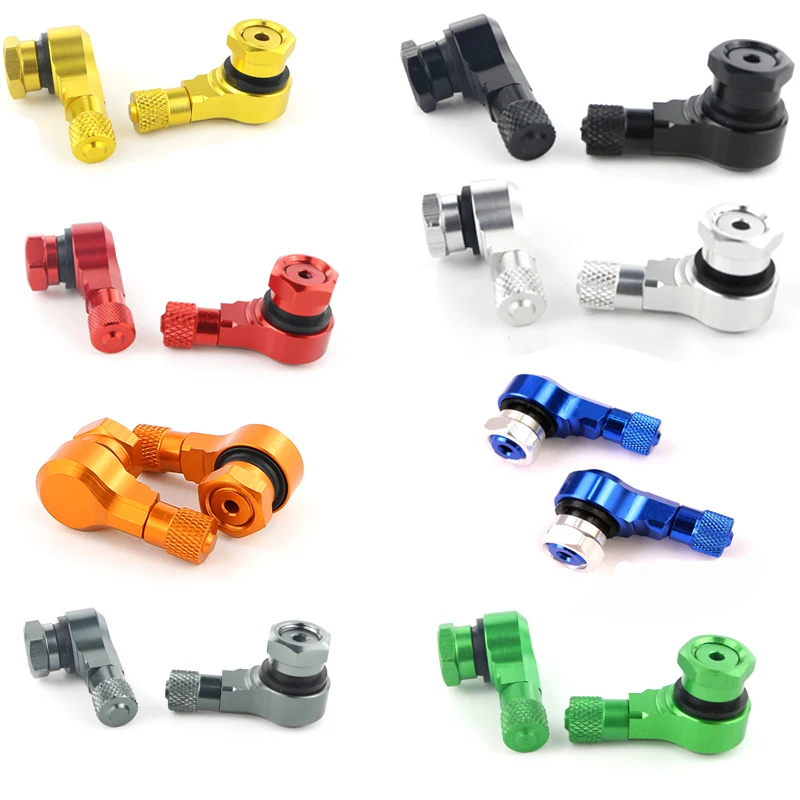 

11.3 mm 2 PCS Tyre Tire Valve Stems Alloy Tubeless Valves Motorcycle Aluminium For MV AGUSTA F4 R RC RR F3 675