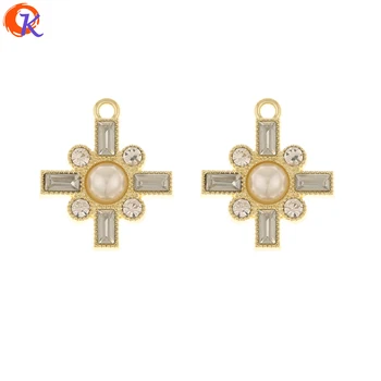 

Cordial Design 50Pcs 20*23MM Jewelry Accessories/Hand Made/DIY Part/Earring Findings/Pendant/Imitation Pearl/Flower Shape/Charms