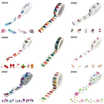 

1pcs Beautiful Color Paper Washi Tape Set Japanese Scrapbooking Decorative Tapes Honeycomb For Photo Album Home Decorati