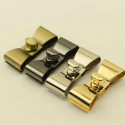 1PC Metal Lock Bag Case Buckle Bow Shape Retro Color Handmade  Purse Tote Crossbody Bag Lock Closure Hardware Bag Accessories