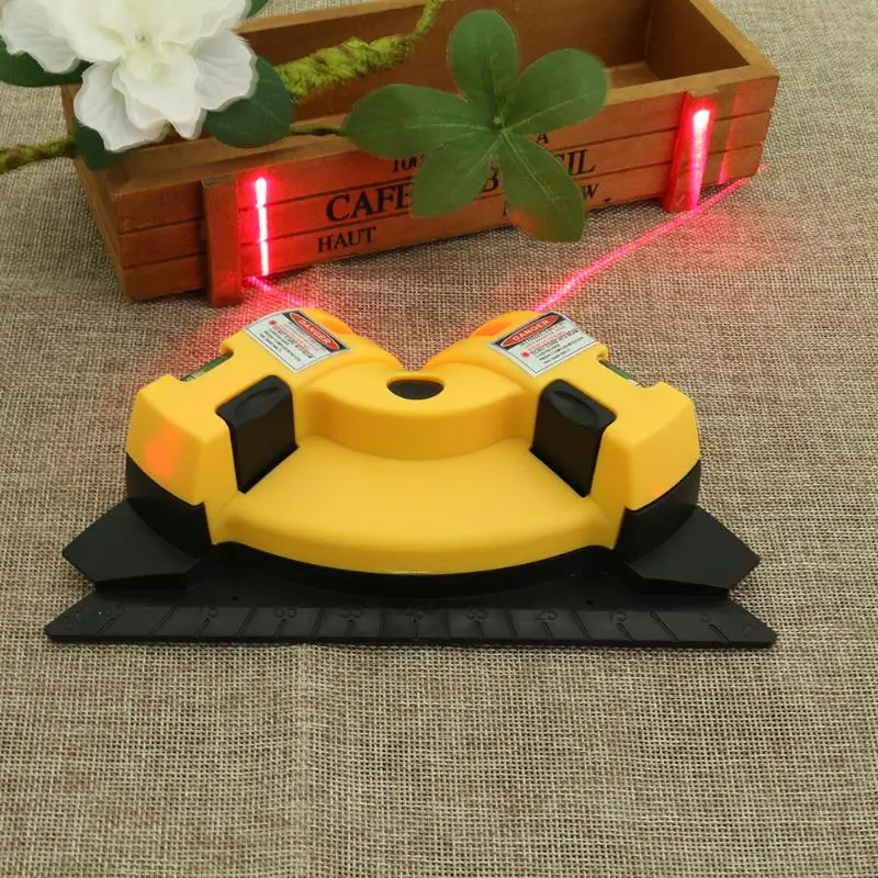 

Level Laser 90 Degree Vertical Horizontal Laser Line Projection Right Angle Two Lengthened Square Level Laser Measurement Tool