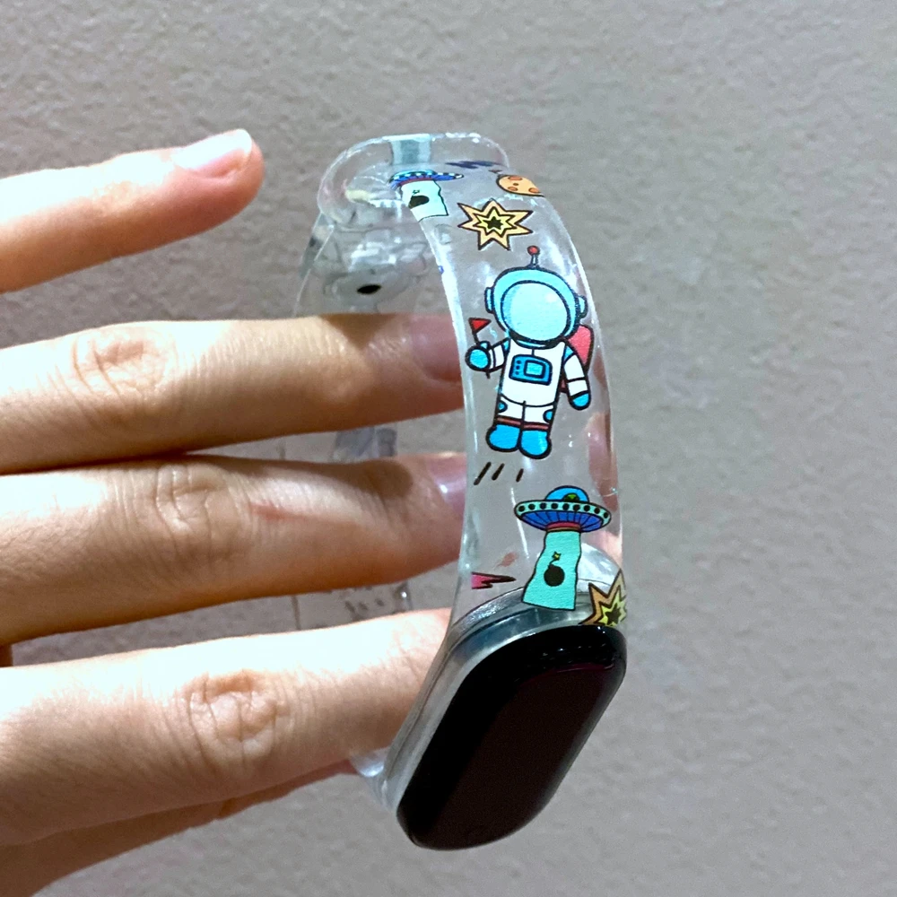 Strap Wristband Replaceable Transparent Corea Xiaomi 5-Bracelet for 6-5/4/Replaceable/..