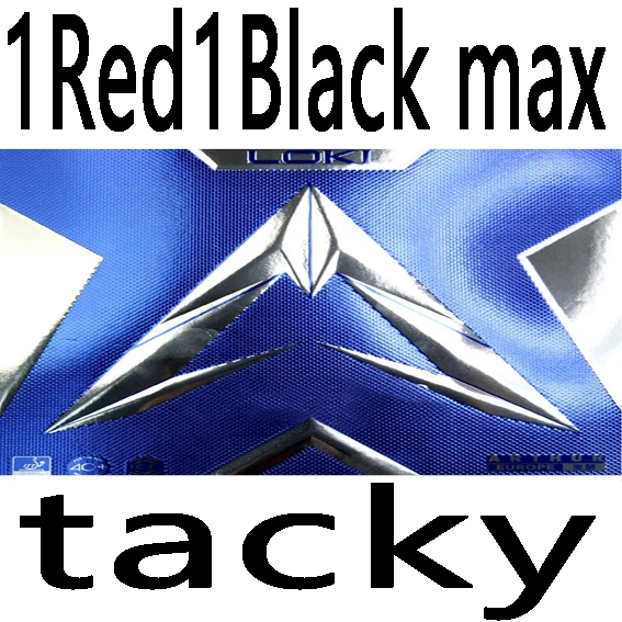 1red 1black MAX NX LOKI Arthur, евро углеродная губка для настольного тенниса, Резиновая, липкая, профессиональная, для пинг-понга, Резиновая, ITTF, одобренная, супер, Redound - Цвет: 1red 1black MAX NX