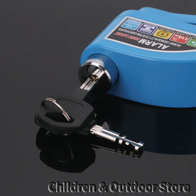 Замок сигнализации для мотоцикла тормозного диска скутера велосипеда