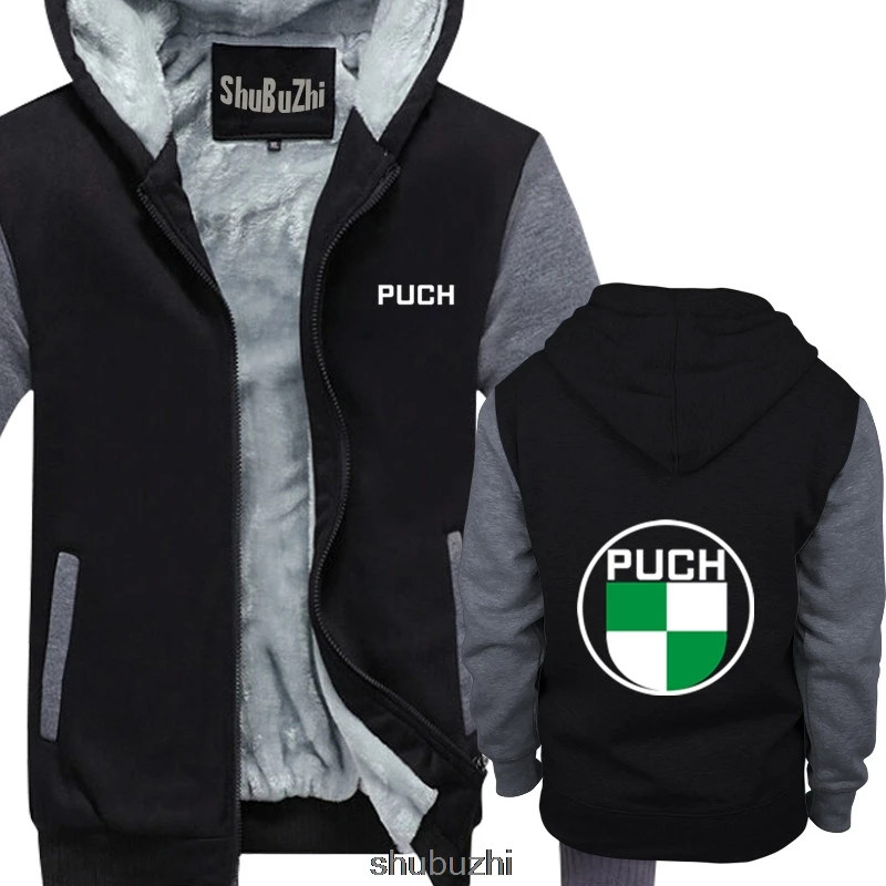 

Puch Bicycles Automobiles Black Size S To 5XL Men's sweatshirt New thick hoody Men Fashion hoodies warm coat sbz3222