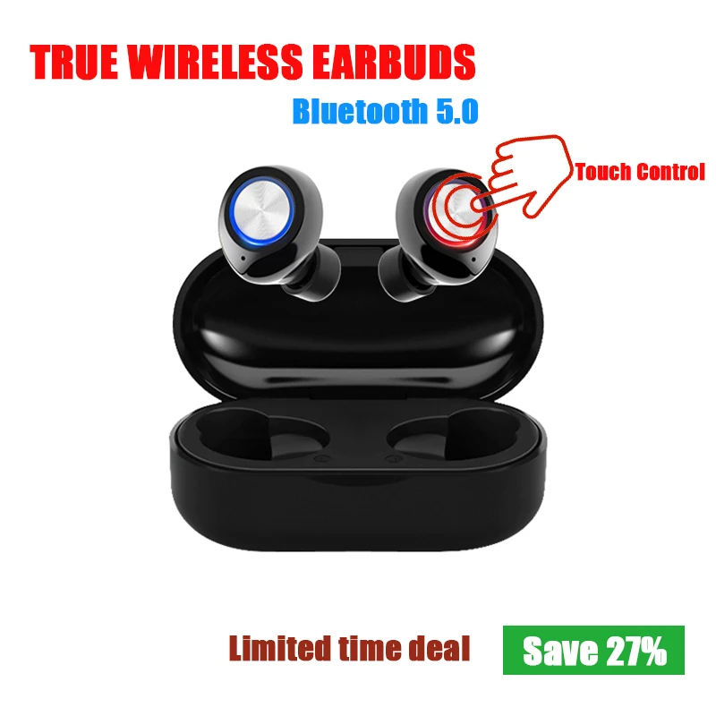 TW60 tws Wireless earphones Bluetooth 5 0 headsets for iPhone 6 6plus 7 7plus 8 iphobe x xs iphone xsmax iphone xr iphone 11