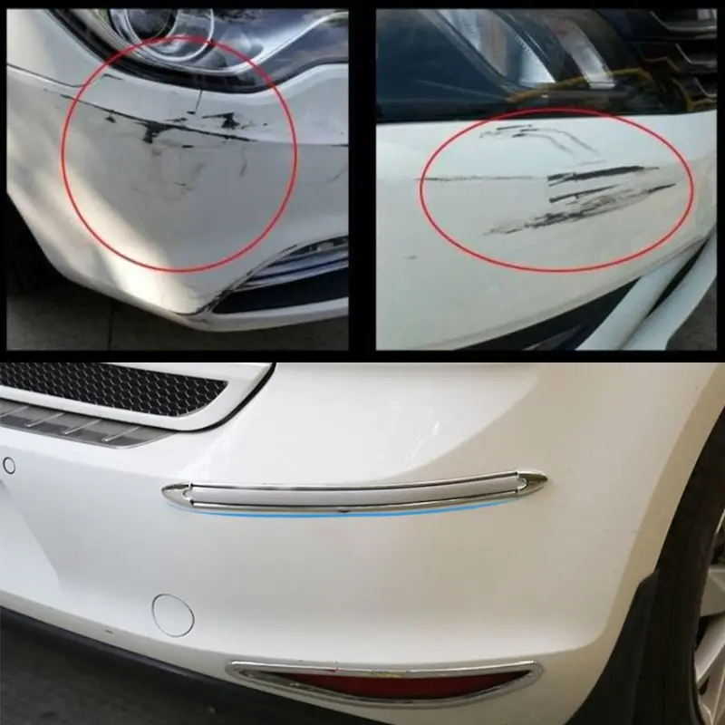 4 шт. Автомобиль SUV край анти-столкновения полосы Бампер Защитный Щиток стиль B36B