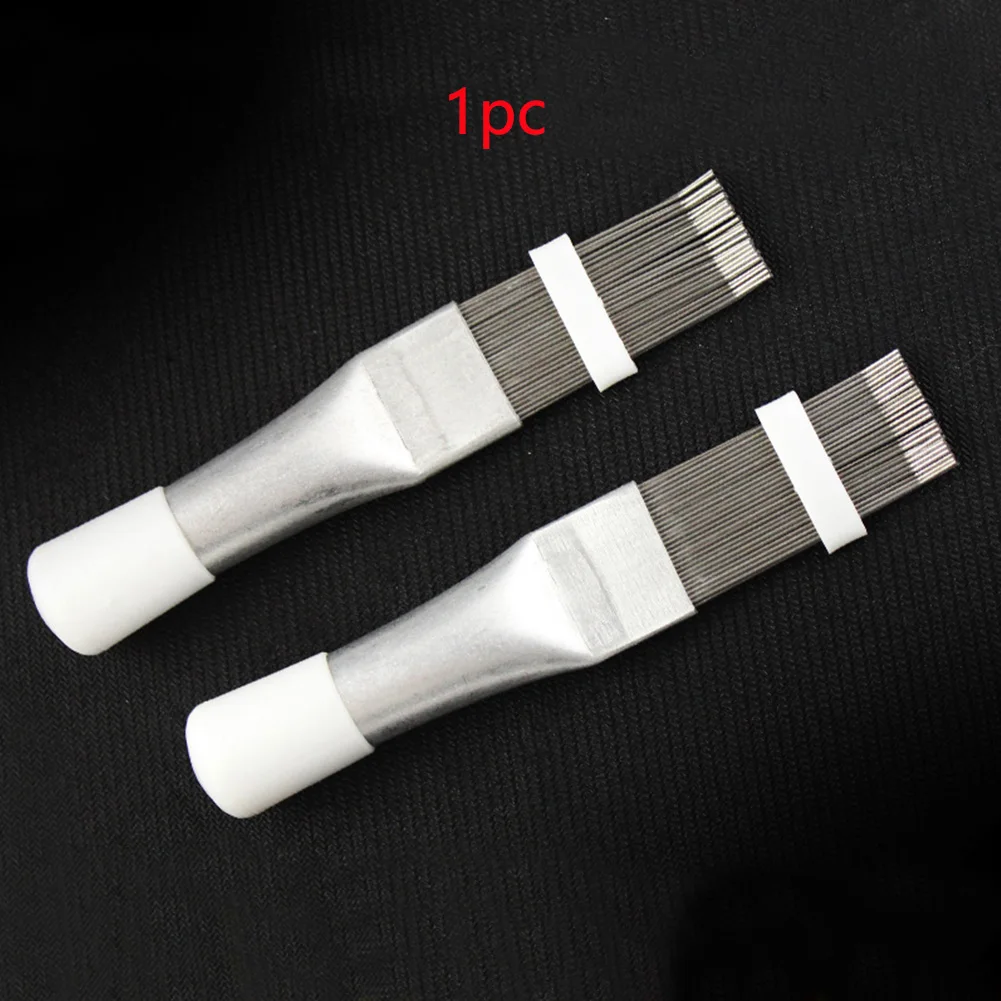 Home Stainless Steel For Air Conditioner Straightener Manual Cooling Fin Comb Clean Brush Condenser Tool