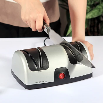 

RISAMSHA knife sharpener electric kitchen sharpener Professional Diamond Sharpening Stone Knife Sharpener system