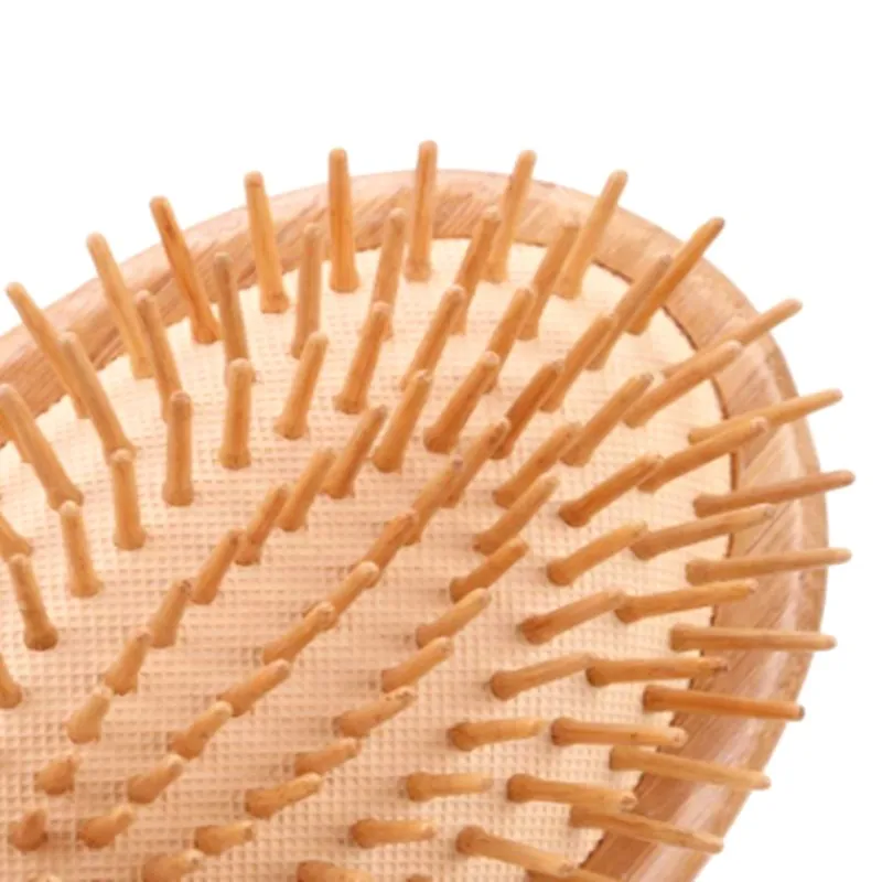 Щетка для волос с воздушной подушкой расческа из натурального дерева массажа