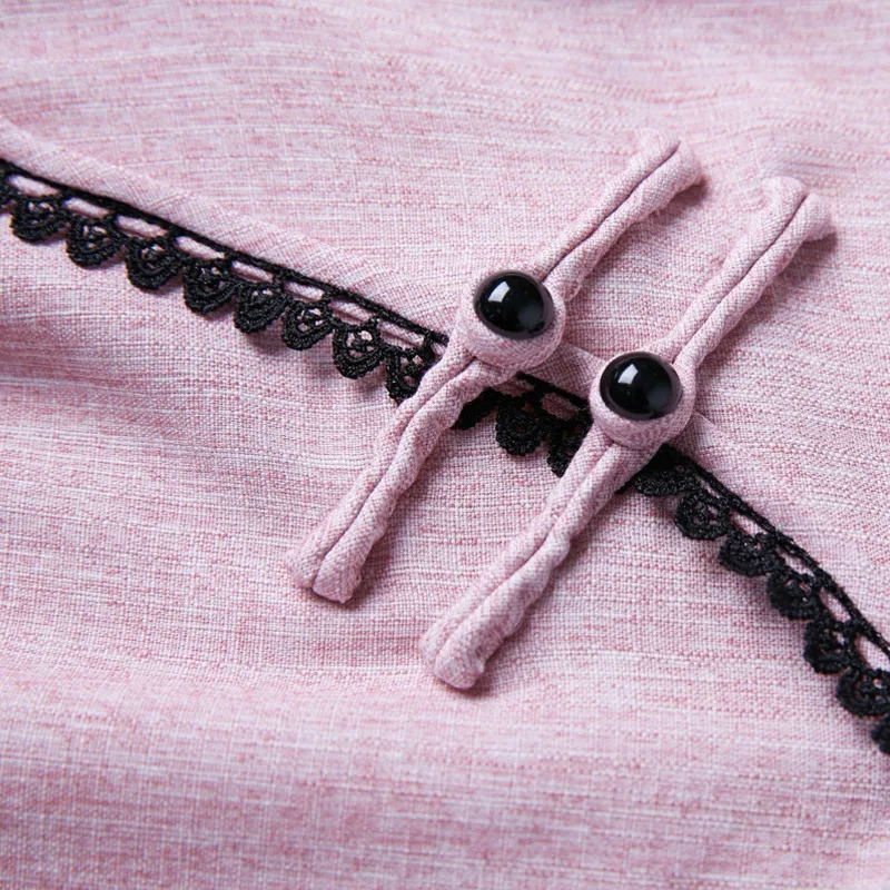 SHENG COCO, Ретро стиль, короткий рукав, блузка для женщин, хлопок, лен, Qipao, художественная, Cheongsam, блузка, традиционная китайская одежда, топы Ципао