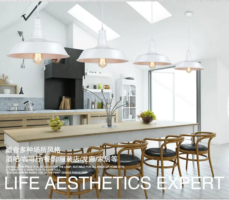 Винтаж открытый подвесные светильники Лофт лампа Avize Nordic Hanglamp ресторан кухня свет подвесной светильник дома промышленное освещение