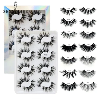 

8 Pairs natural false eyelashes fake lashes long makeup 3d mink lashes eyelash extension Soft Eye Makeup Extension Tools