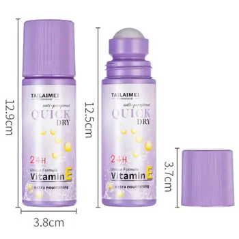 

80ml Odor Remover Rolling Bead Armpit Underarm Smell Removal Refresh Body Deodorant Woody Fragrance Summer Sweat