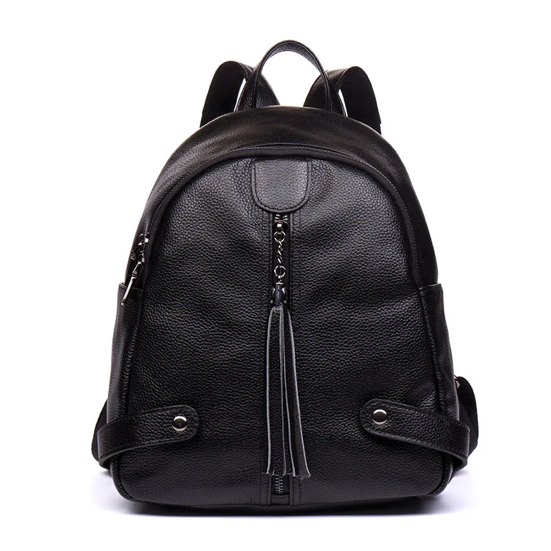 

Manufacturers Direct Selling Full-grain Leather Women's-Style Practical Large-Volume Versatile Cool GIRL'S Backpack Boutique Hot