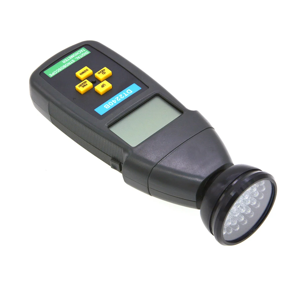 DT2240B цифровой Бесконтактный стробоскоп Тахометр фотоэлектрический измеритель