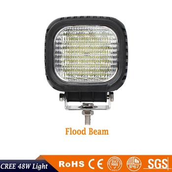 

1Pcs High Qaulity 5inch 48W 6000K LED Work Light For 12V 24V Motorcycle Driving Offroad Boat Car Truck