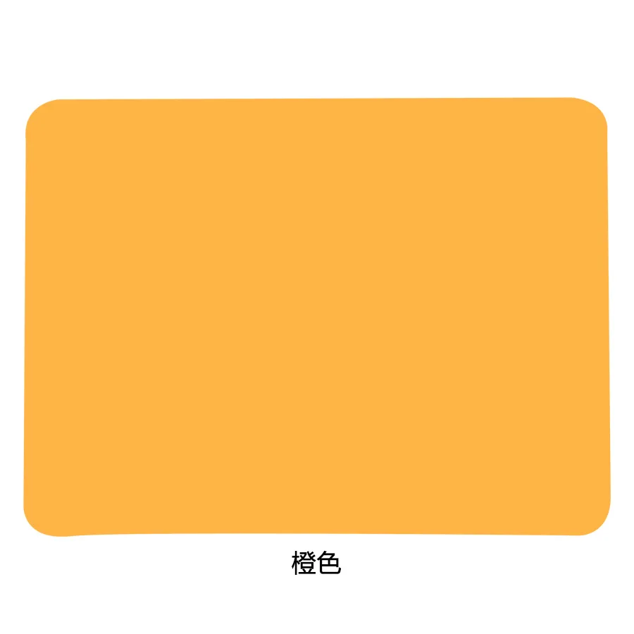 Orange Толстый Настольный Коврик Прямоугольник Силиконовые коврики для места термостойкие водонепроницаемые Нескользящие настольные коврики для кухни аксессуары 30*40 см - Цвет: Orange