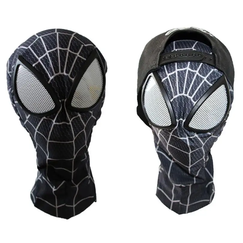 3D маска Человека-паука для взрослых, Spider-man линзы, маскарадные костюмы, маски на Хэллоуин