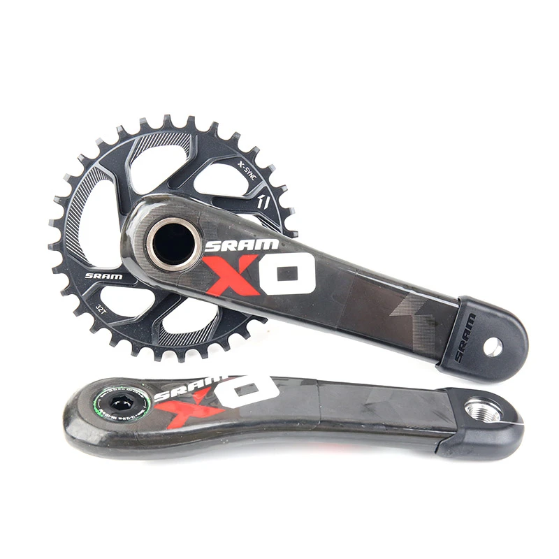 ホワイトブラウン SRAM TRUVATIVスラム X0 DHクランクセット BB30