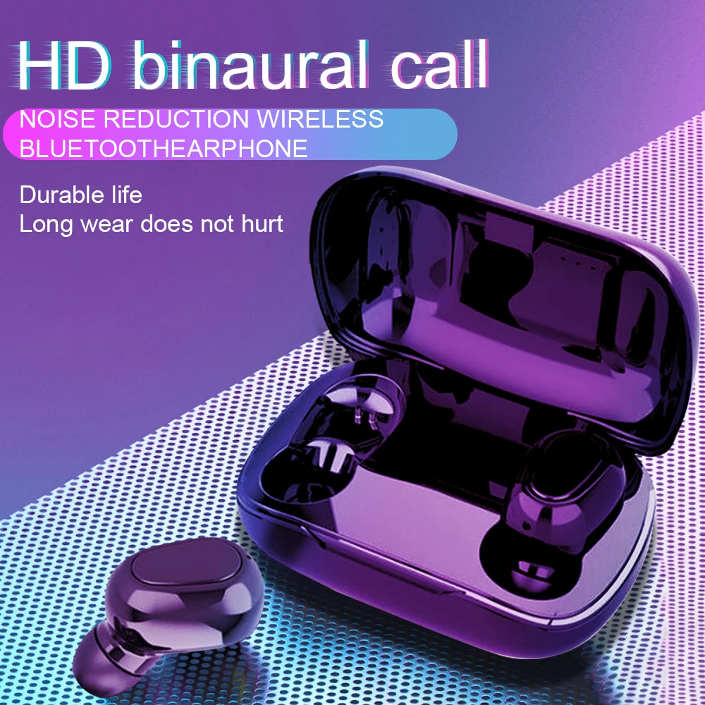TWS 5 0 Bluetooth Earphone HIFI Sounds Sport Wireless Headphone Handsfree Headset Stereo Gaming Headphones