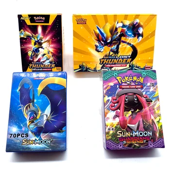 

Anime 300pcs Pokemon Card 2019 English Pet Elf Battle Card GX Pocket Monster Game Collection Children's Gifts for Christmas