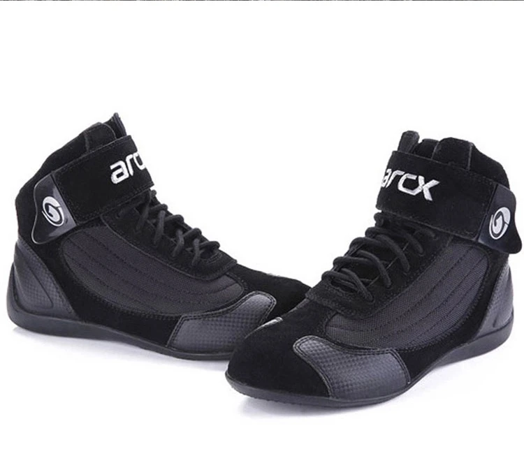 ARCX/мотоциклетные ботинки из натуральной коровьей кожи; дышащие уличные ботинки для мотогонок; мотоциклетные ботинки Chopper Cruiser; прогулочная обувь для верховой езды