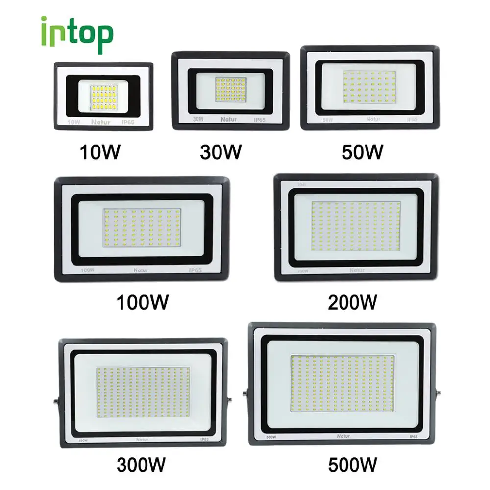 Светодиодный прожектор 10W3 0 Вт/100 Вт/200 Вт/300 Вт/500 Вт Ip65 водонепроницаемый уличный в
