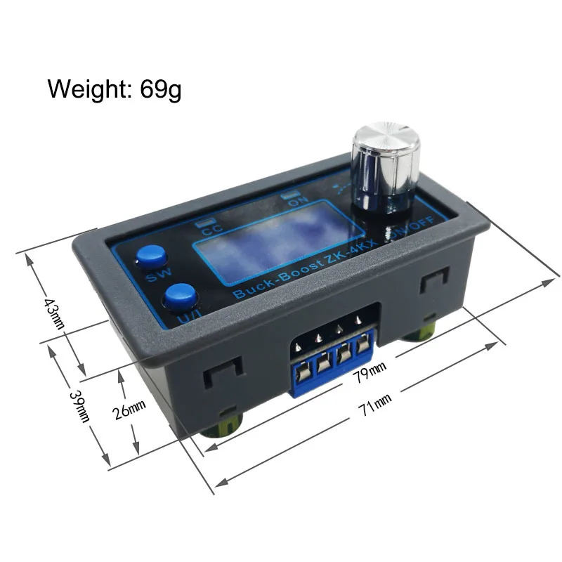 ZK 4KX DC Boost Converter CC CV 0 5 30V 4A модуль питания регулируемый Регулируемый источник для