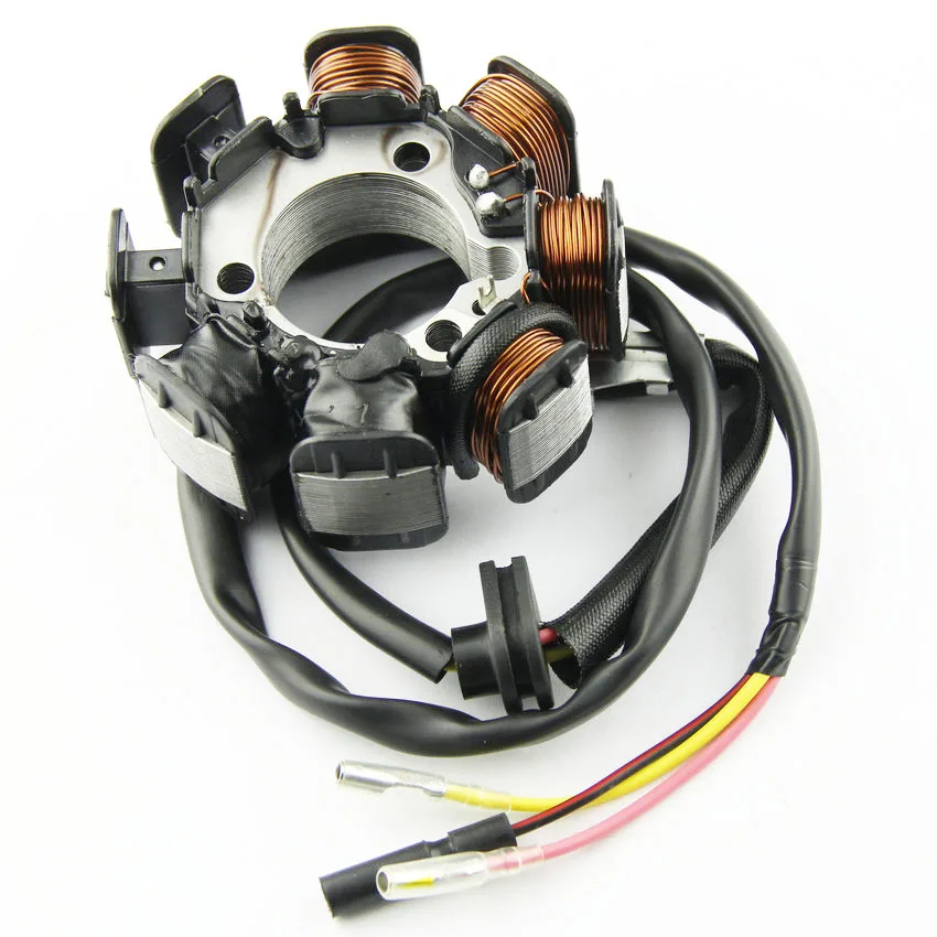 Мотоцикл магнитная катушка статора 18 полюсов 12V Катушка Для Honda 31120-KZ1-951 31120-KT1-004 XR250R 31120KZ1951 31120KT1004