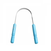 Очиститель языка из нержавеющей стали кремнезем Ручка скребок для языка гигиена полости рта зубная щетка для языка