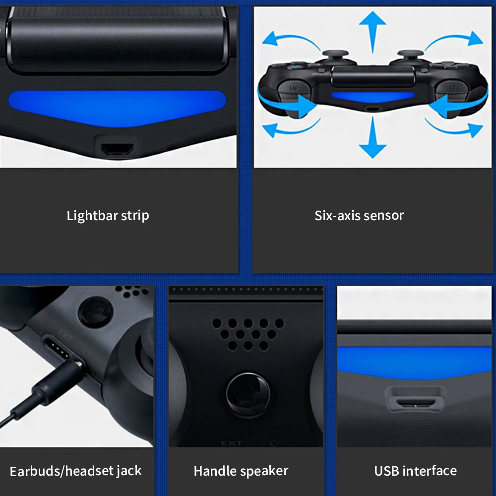 Bluetooth беспроводной проводной контроллер для SONY Playstation PS4 Геймпад для Play Station 4 джойстик консоль для Dualshock контроллер