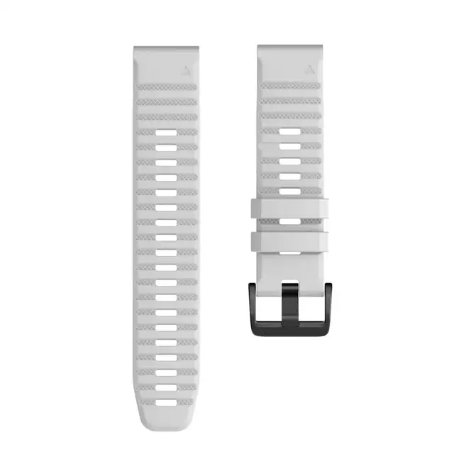 ANBEST 26mm 22mm Band for Garmin Fenix 6X/ 6X Pro/5X/3 Soft Silicone Strap for Fenix 6/6 Pro/5/5 Plus Smartwatch Accessories White