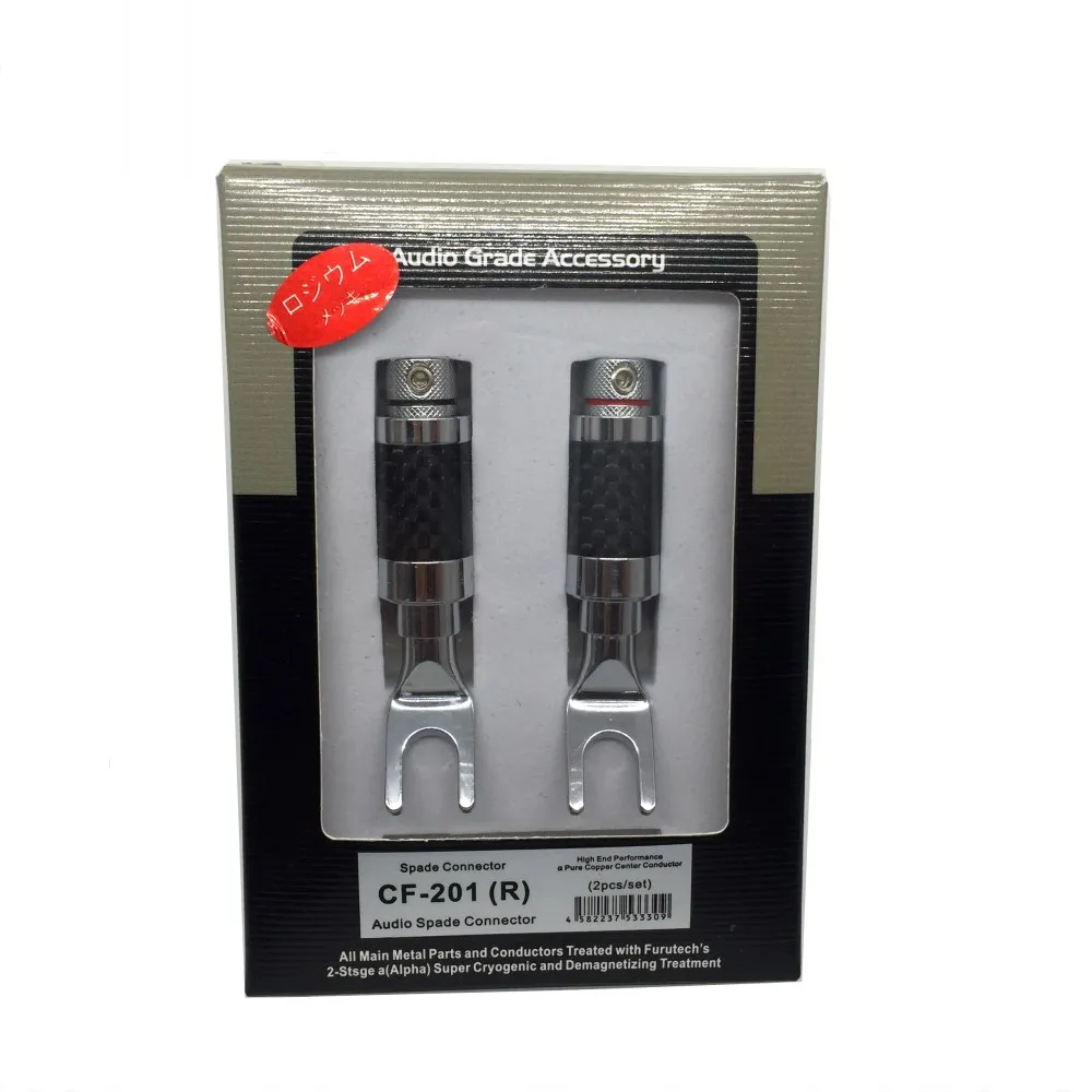 Furutech CF 201(R) оригинальная коробка с медными родиевыми карбоновыми разъемами и