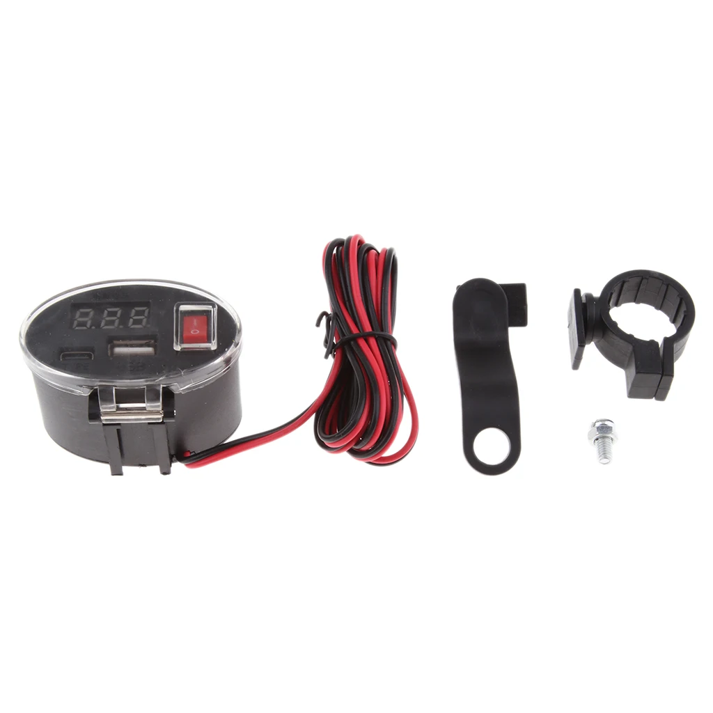 USB Waterproof Motorcycle 5-32v Gps Cell Phone Current Socket Charger