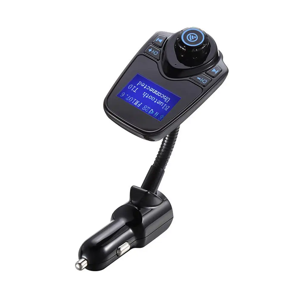 

Car Kit Wireless Radio Audio Adapter with Dual USB 2.1A USB Charger 2019 Car MP3 Player FM Transmitter Bluetooth Handsfree