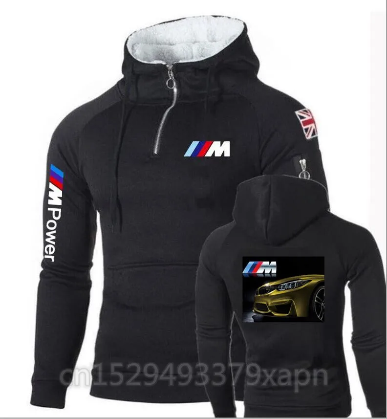 color 4 Флисовые толстовки с капюшоном с изображением машины M power, мужские толстовки с логотипом M3 M4 M5, автомобильные толстовки с принтом Blut Manner, толстовки с капюшоном E92, E46, E30, E21, топы, мужская куртка - Цвет: color 4