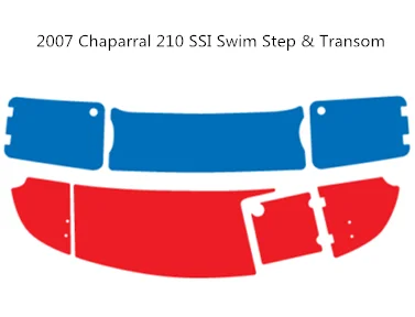 2007 Chaparral 210 SSI плавающий шаг и транцевая площадка лодка EVA Тиковый настил 1/" 6 мм
