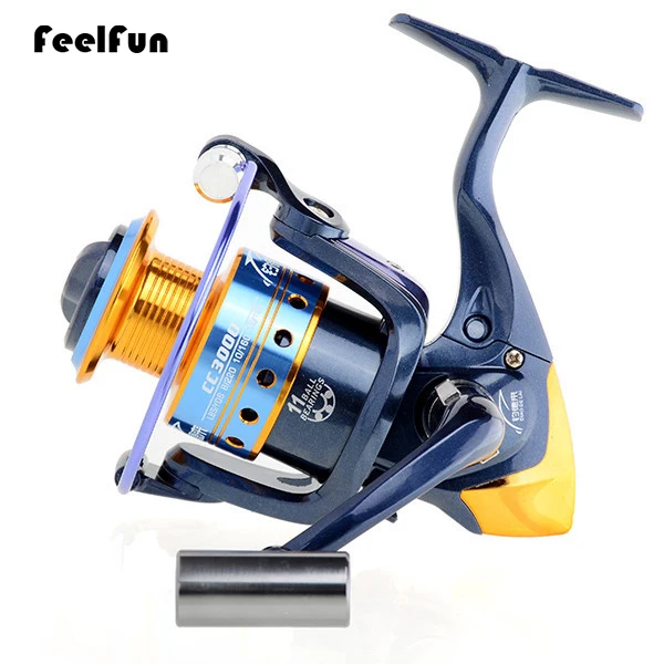 

FeelFun 11BB Carp Fishing Spinning Reels 2000/ 3000/ 4000 /5000 Series Fishing Reels Metal Spools Fishing Equipment