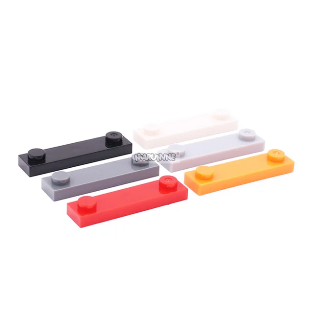 Marumine Building MOC Assembles Particles 92593 Plate Modified 1x4 With 2 Studs Without Groove Parts 30PCS Educational Brick Toy 3