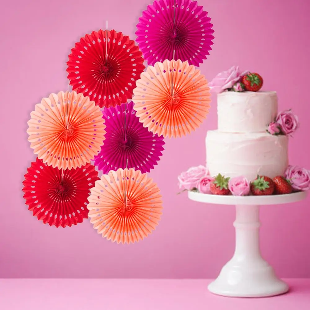 5 шт 20 см папиросная бумага вырезные бумажные веера Pinwheels Висячие цветочные бумажные поделки для душа Свадьба Вечеринка День рождения фестиваль