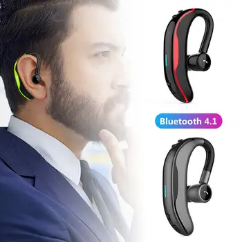 

F600 Bluetooth Earphone Ergonomic 180 Degrees Single Earhook Headset Handfree With Mic For Sports Business Wireless Earphones